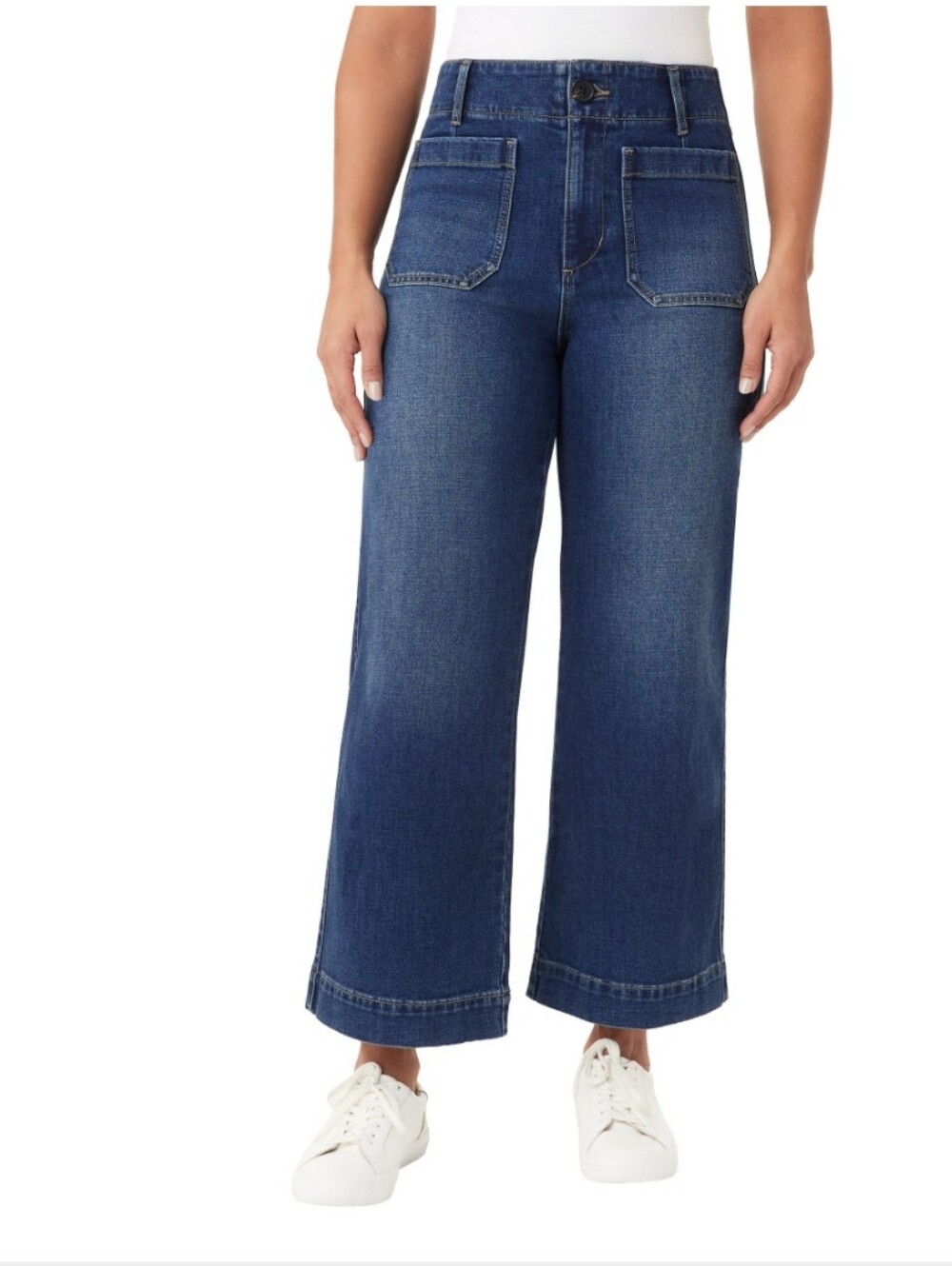 (6) Scotch & Soda Ladies High-Rise Wide Leg Jeans